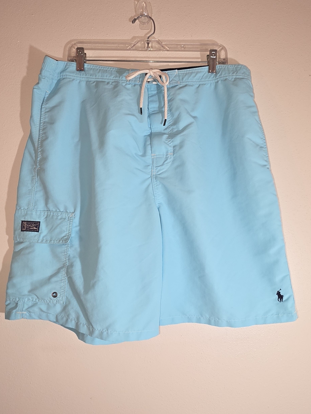 Polo by Ralph Lauren Men’s Light Blue Swim Trunks